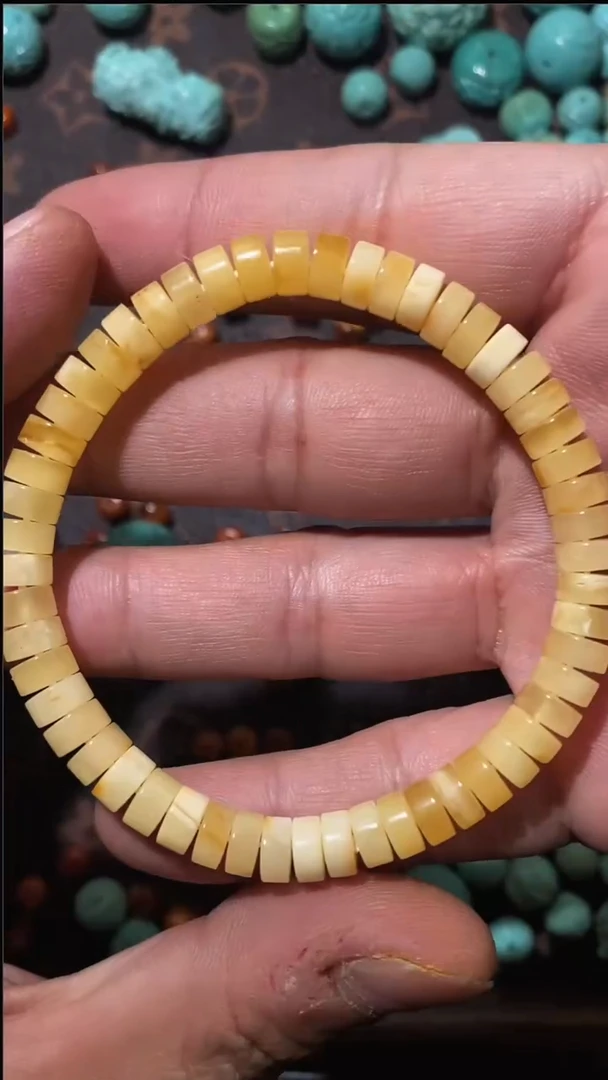 手链蜜蜡未镶嵌华白蜜蜡051