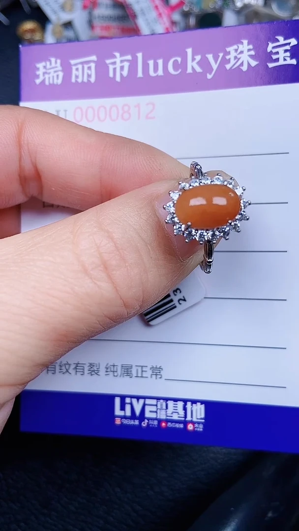 颈饰银S925镶嵌翡翠0812