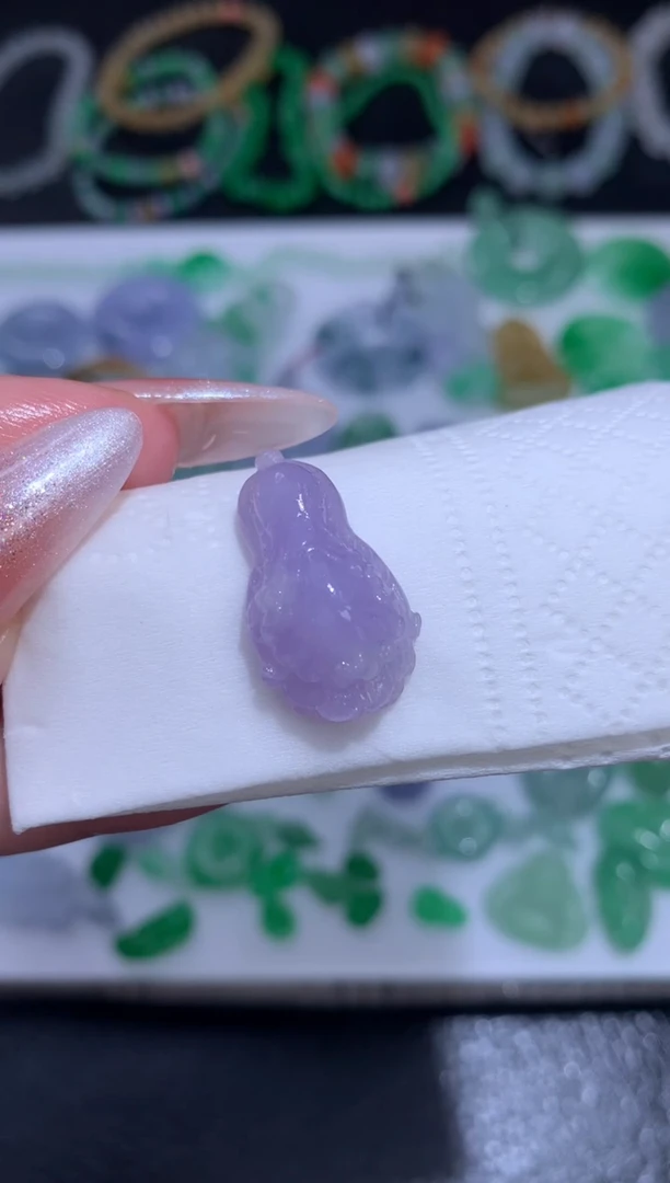 未镶嵌定制翡翠白菜