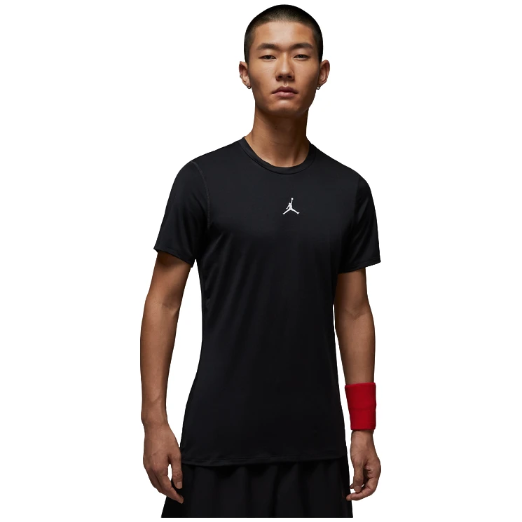 NIKE/耐克官方正品Air Jordan男子速干T恤黑色运动短袖HV4100-010