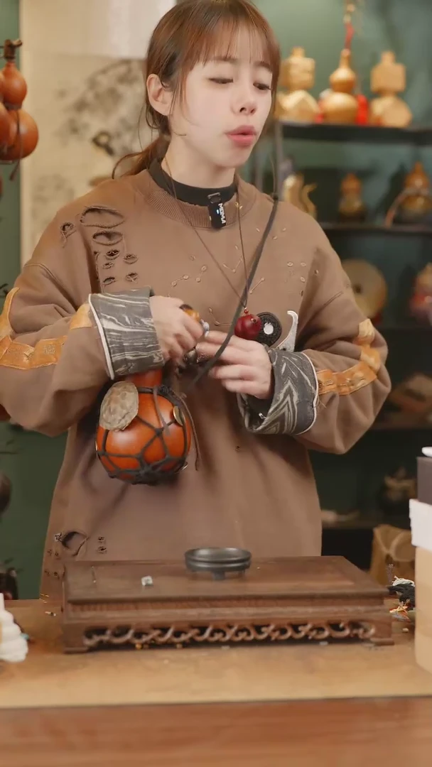 【闪购商品】92号精品天然大漆工艺防渗内胆酒葫芦~