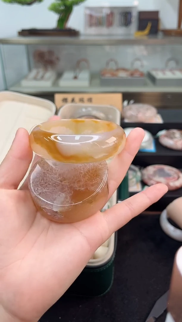 未镶嵌手镯石英质玉61圈口（赠品镯心）36658134