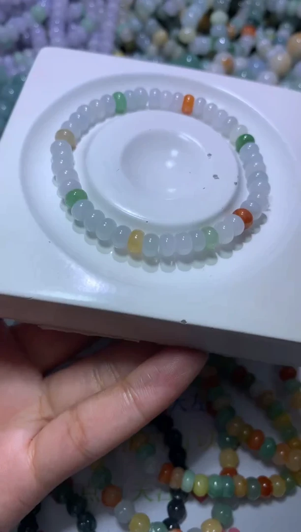 翡翠挂件未镶嵌风*花CXX308061