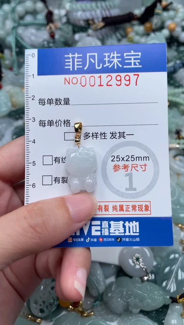 颈饰未镶嵌翡翠12997