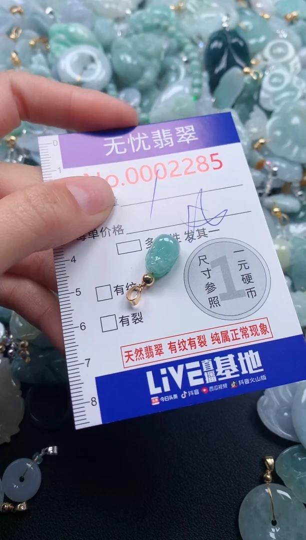 吊坠(不含链)未镶嵌翡翠2285