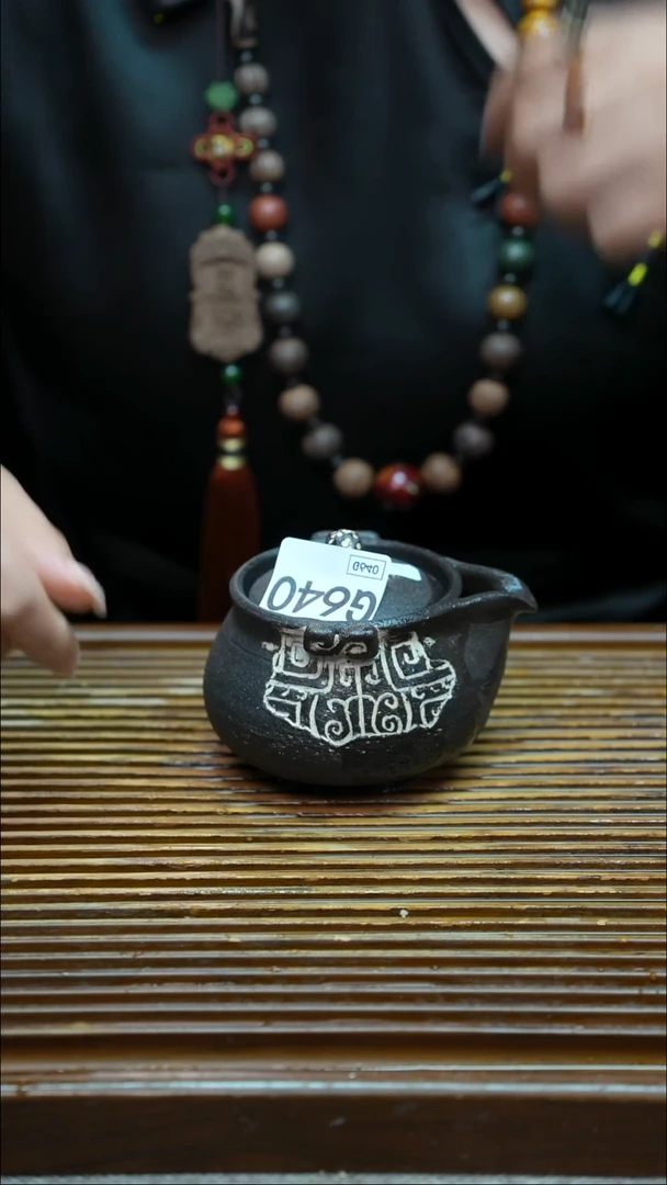 万古烧粗陶手工茶具