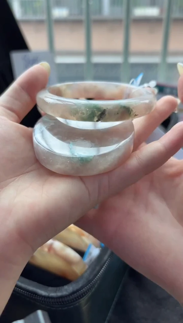 未镶嵌手镯石英质玉C49(60圈赠送镯心)