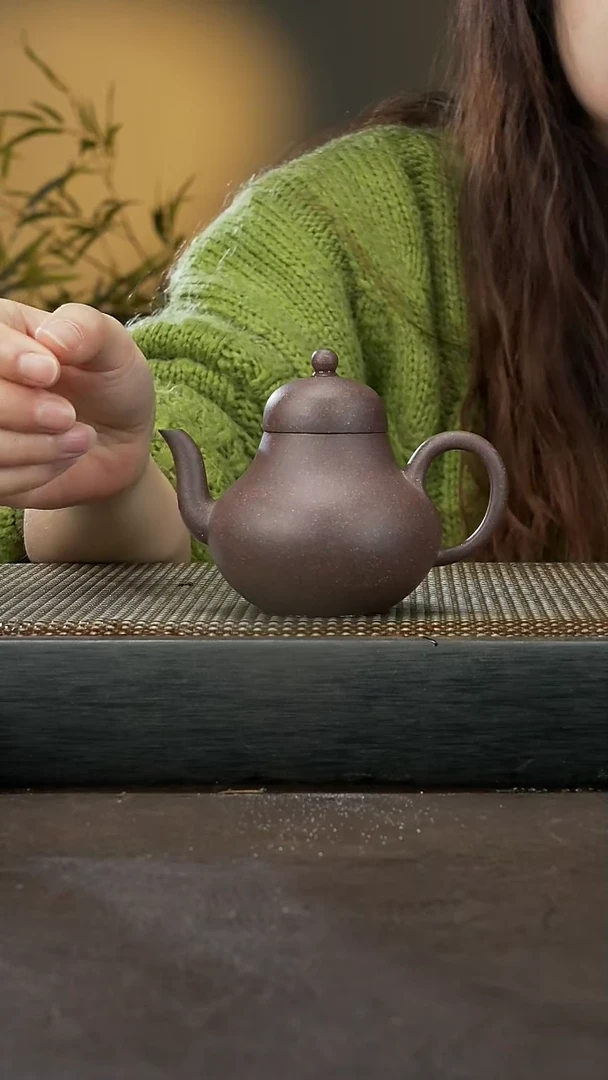 【闪购商品】紫砂茶壶明清紫泥 思婷 180cc 035