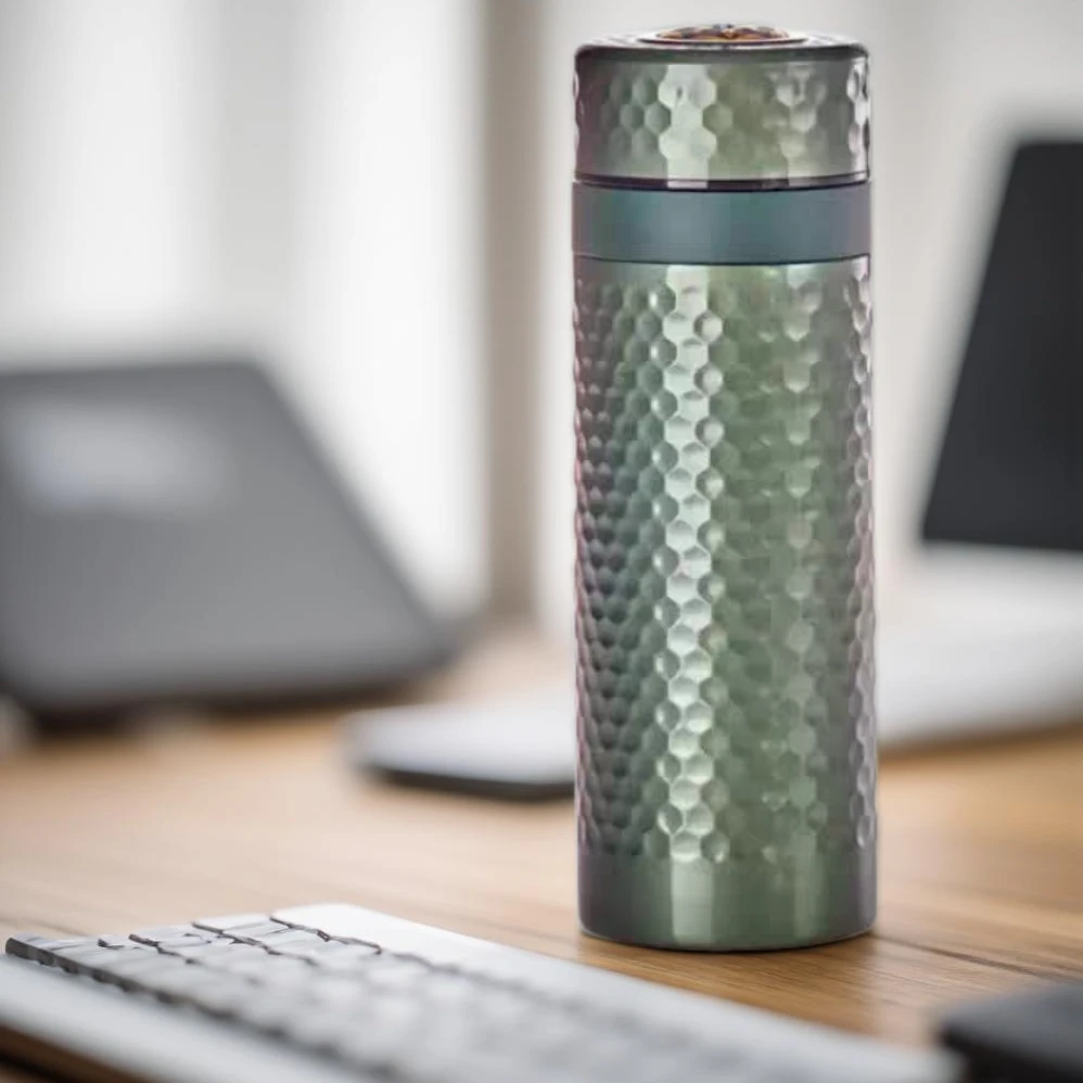 吉星活瓷金石保温杯陶瓷内胆水杯