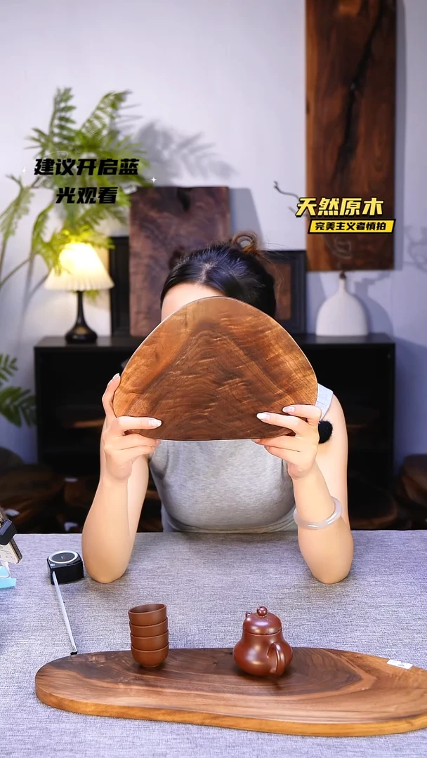木北美黑胡桃原木.干裂疤结不属于商品质量问题完美主义者慎拍