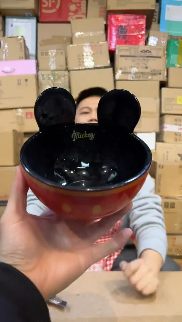 【闪购商品】杯红色米奇沙拉碗