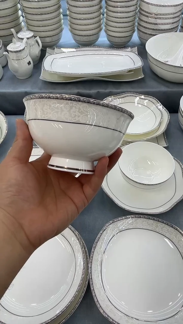 骨瓷玲珑5高10个