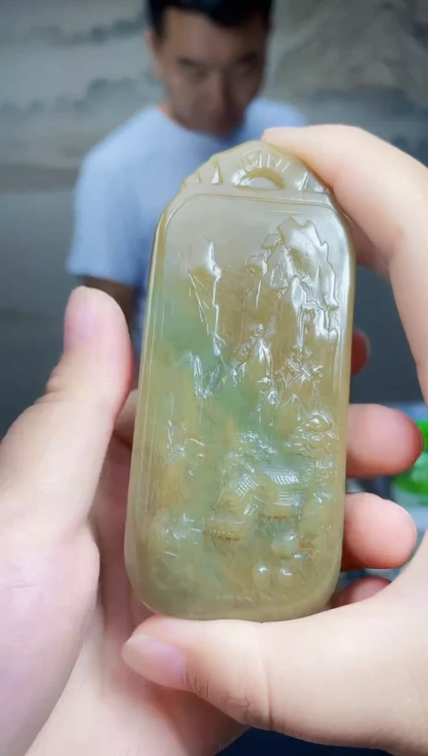 和田玉未镶嵌颈饰1