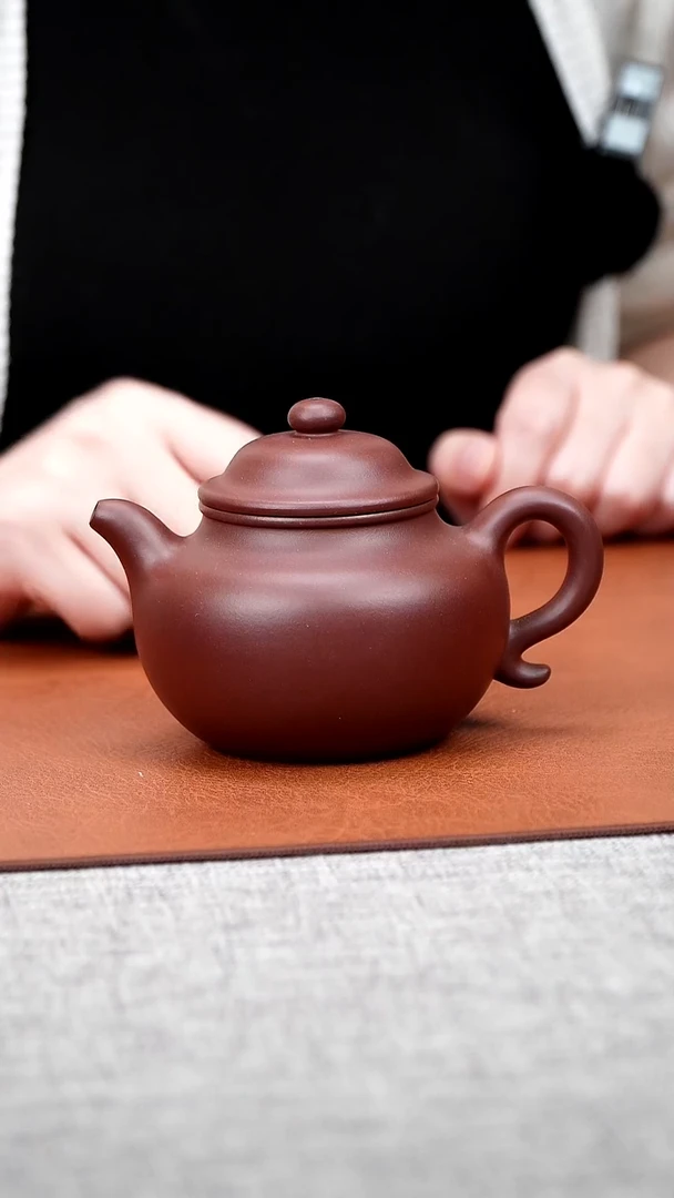 茶壶紫砂莲子   紫泥  250cc