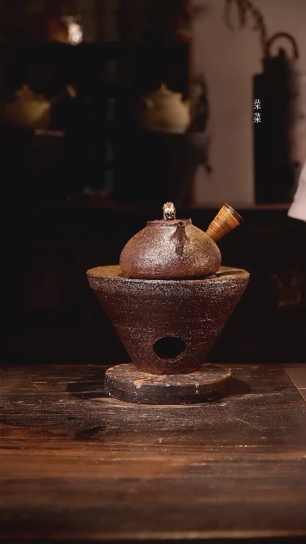 柴烧麒麟侧把+小斗笠炉一步到位