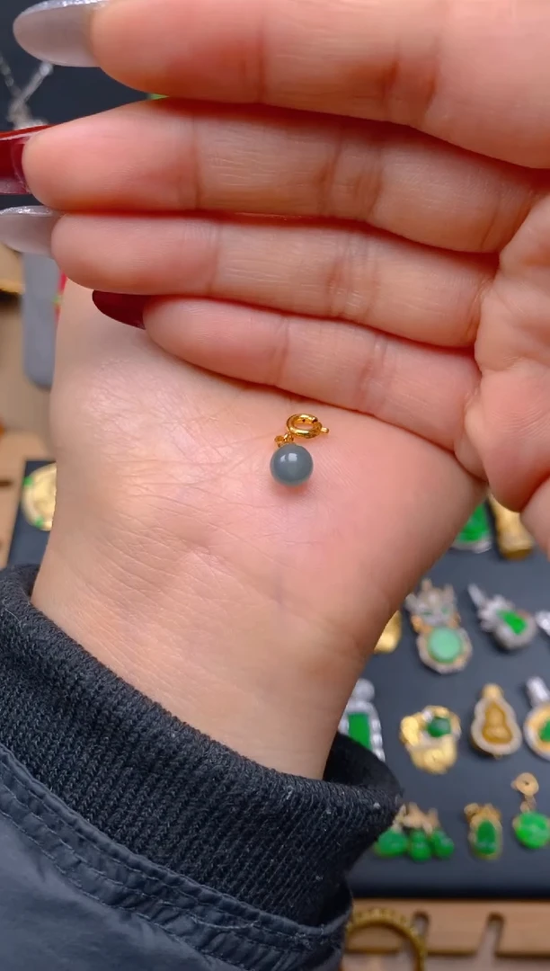 吊坠(不含链)未镶嵌翡翠圆珠