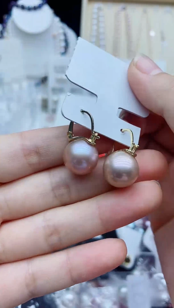 未镶嵌耳饰淡水珍珠耳钉多样性发其一