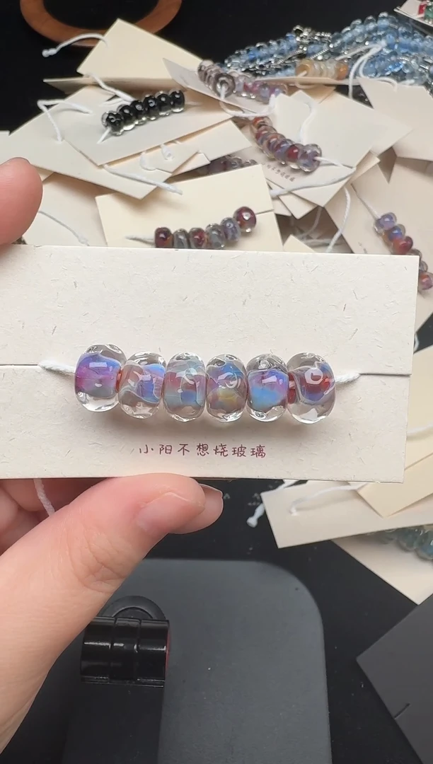 颈饰玻璃琉璃珠珠73