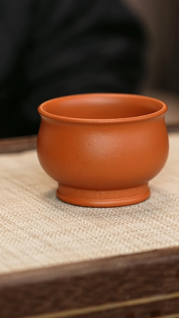 茶壶紫砂小煤窑朱泥 将军杯