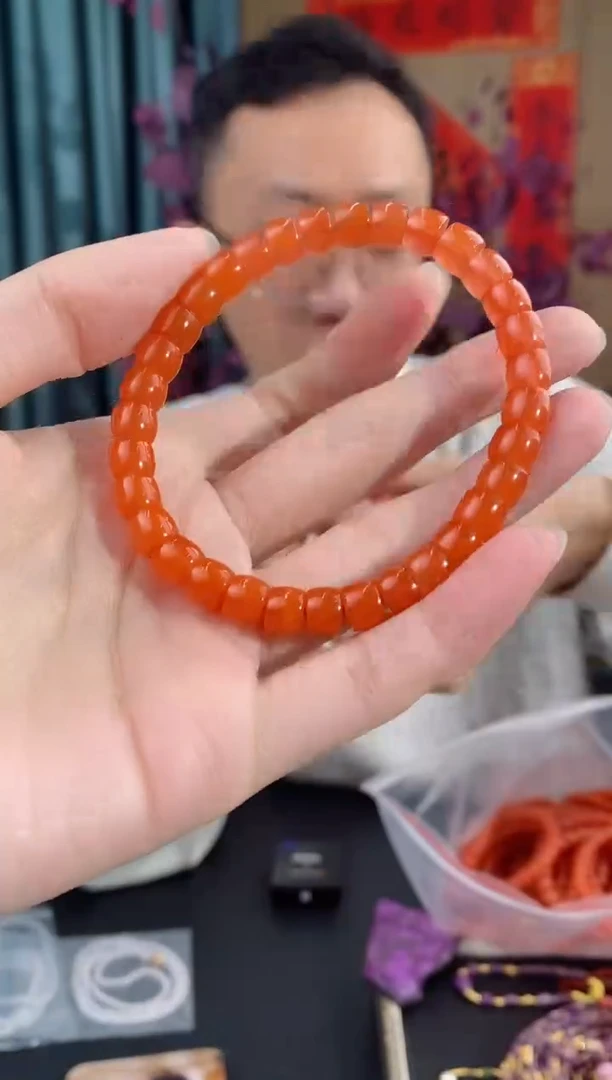 【闪购商品】南红玛瑙手串未镶嵌826多样性发其一7mm
