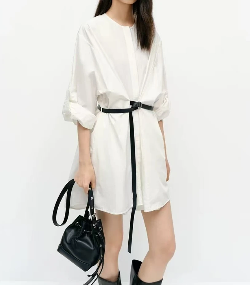 【叶子好物】CH587女士精品连衣裙衬衫