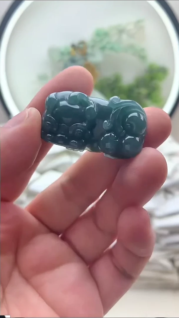 颈饰未镶嵌翡翠天然翡翠a货