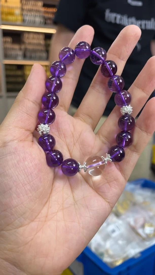 水晶手串未镶嵌多样性发一件