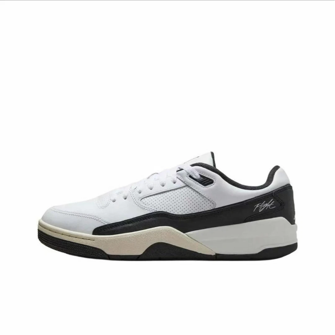 NIKE/耐克官方正品AJ FC福来鞋男款黑白透气运动休闲鞋HF3255-112