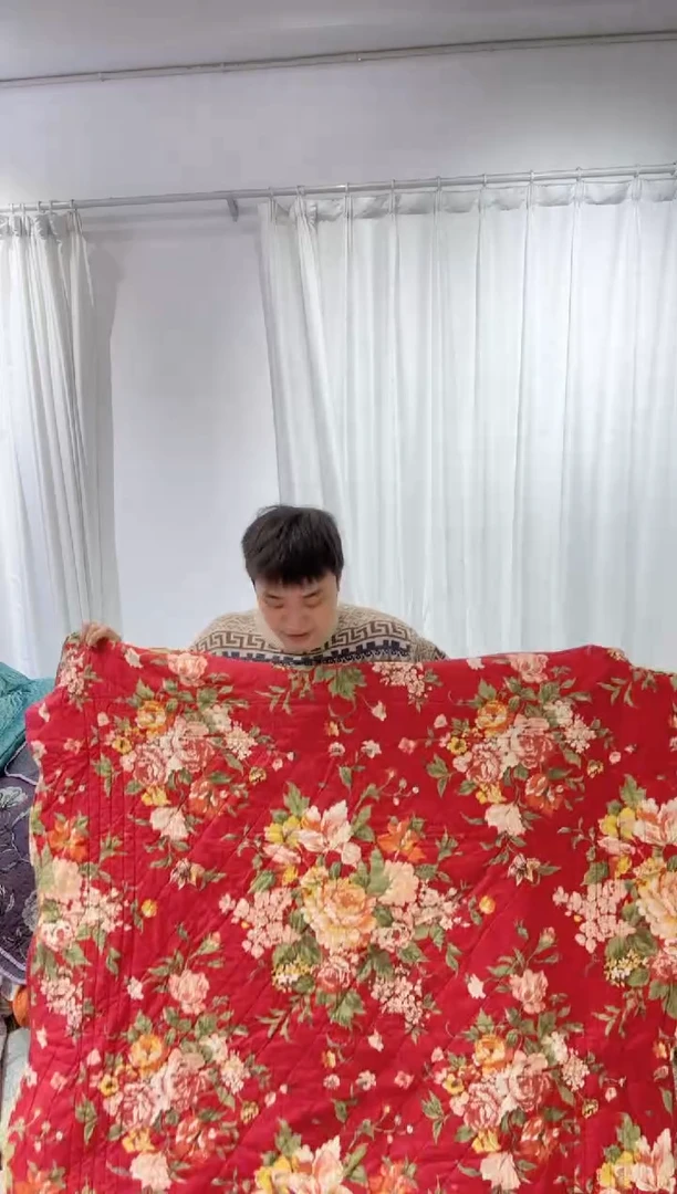 棉140*150纯棉床盖117号微瑕