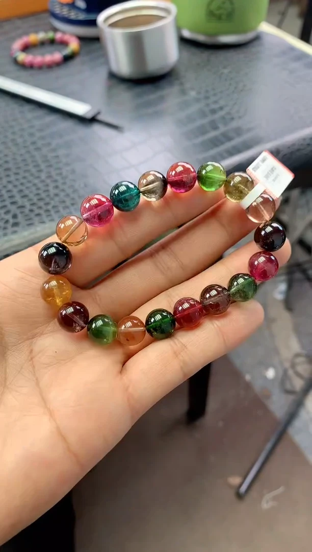 未镶嵌手串碧玺多样性发一条