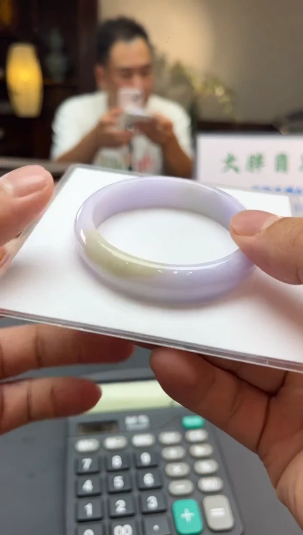 未镶嵌手镯翡翠翡翠7   正圈5556（瑕疵漏）