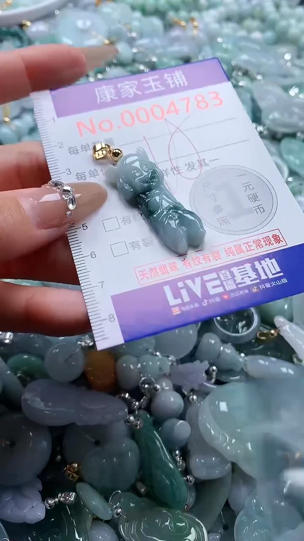 翡翠未镶嵌吊坠(不含链)47