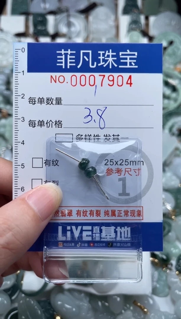 翡翠未镶嵌颈饰00..7904