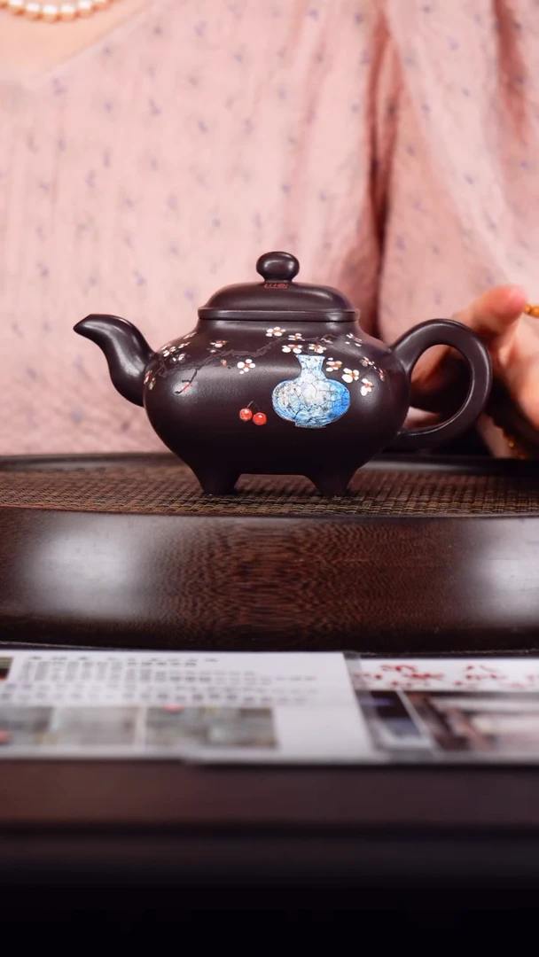 茶壶紫砂宜兴名家紫砂壶110
