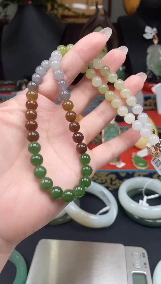 和田玉未镶嵌颈饰gc52多样性发其一