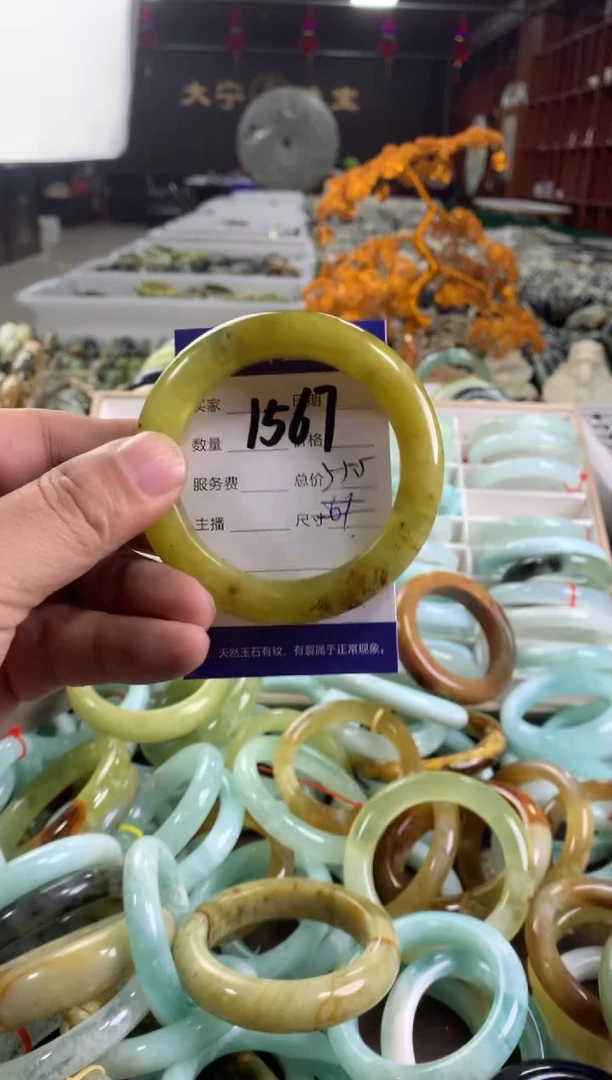 蛇纹石玉未镶嵌手镯1567