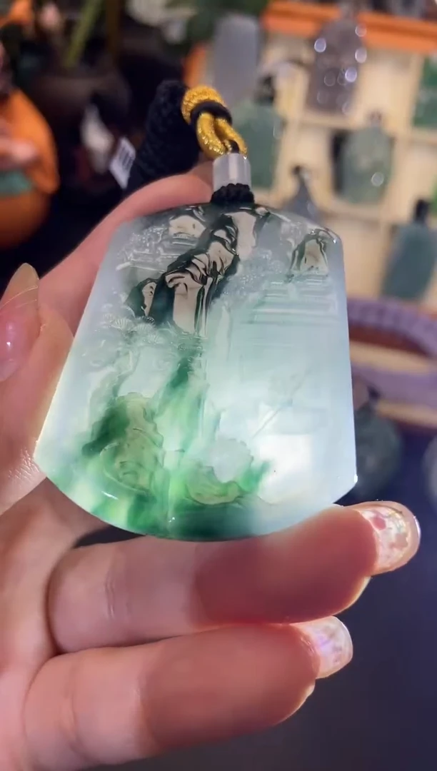 颈饰未镶嵌翡翠缅甸天然翡翠