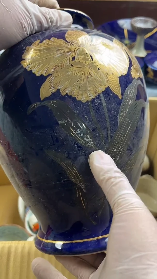 瓷片老*英歌瓷器满28包邮