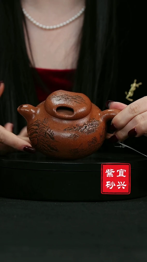 【闪购商品】紫砂茶壶9牛盖莲子手工紫砂壶