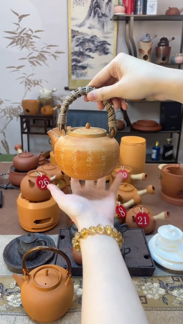 阴*寿开播福利张晓峰全手工提梁+壶垫