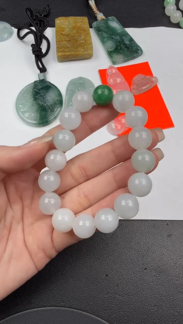 未镶嵌手串翡翠翡翠饰品-225