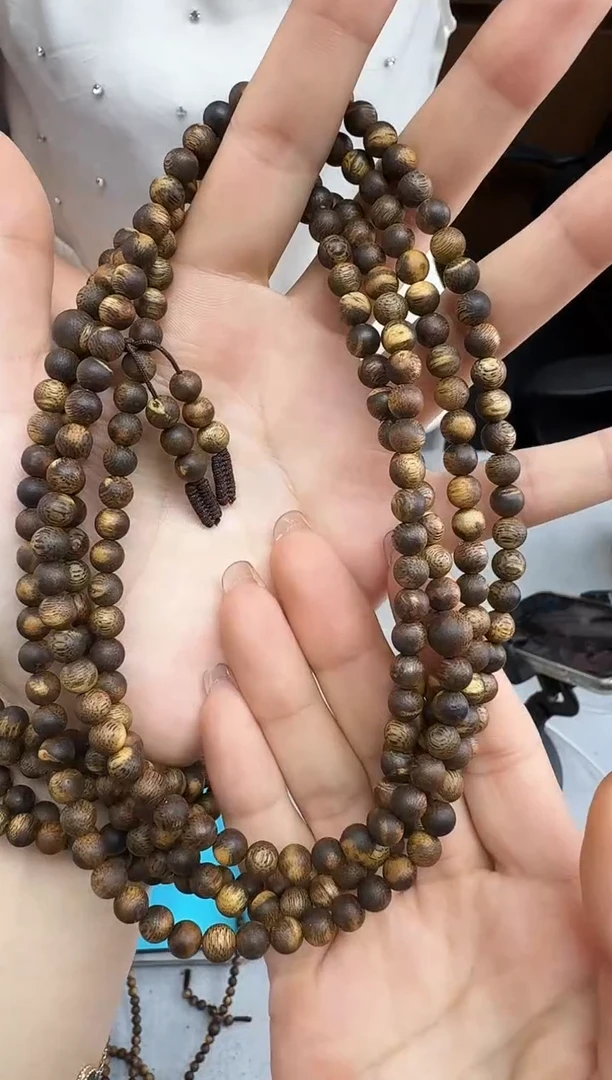 沉香手串0613张勺子圆珠多圈多样性发一