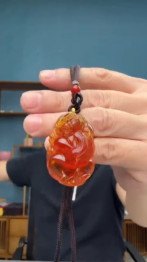 裸石琥珀未镶嵌7（有瑕介意勿拍）