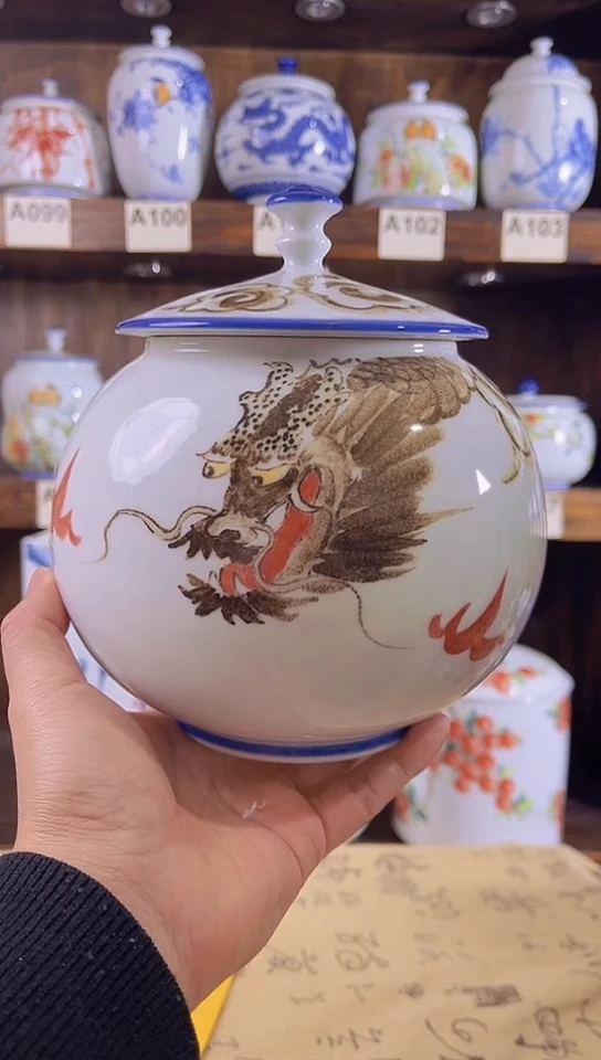 迎君陶瓷纯手工手绘