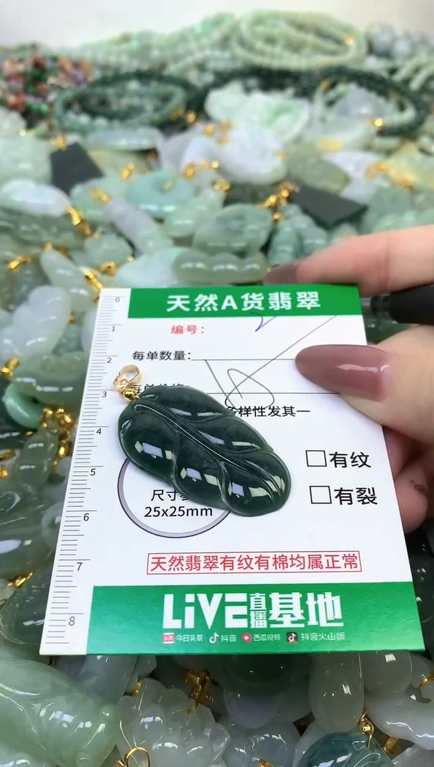 颈饰未镶嵌翡翠纯天然缅甸A货翡翠