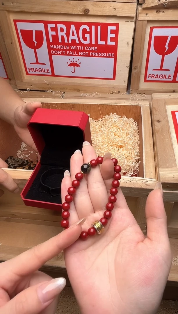 朱砂 精品手串 无礼盒