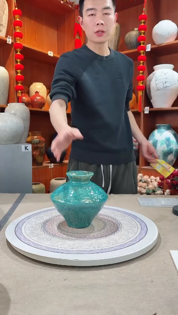 【闪购商品】瓶精品陶瓷花瓶 无花 新品彩陶小号