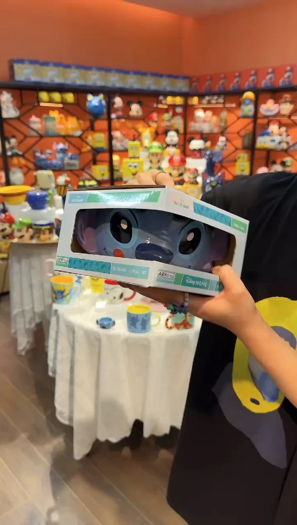 瓷片@@史迪奇水果沙拉碗（礼盒）