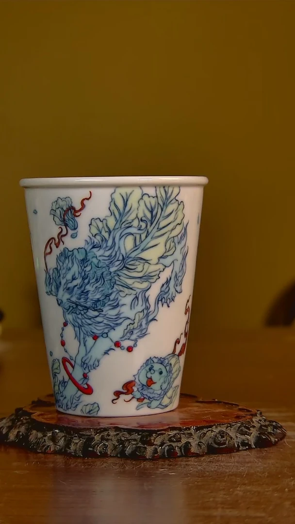 【闪购商品】杯手工手绘杯杯很美丽