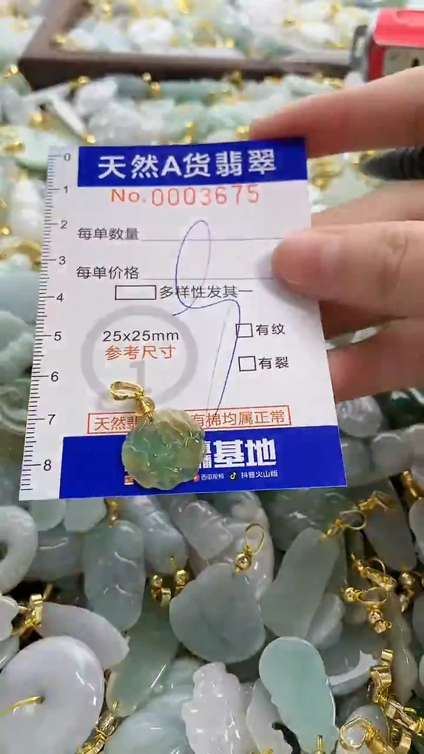 颈饰未镶嵌翡翠天然A货翡翠